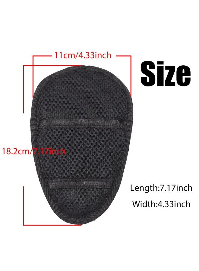 Dogxiong 2 Pack Baby Stroller Crotch Pads, Car Seat Stroller Strap Pads, Baby Stroller Seatbelt Crotch Cushion, Car Seat Pushchair Seat Belt Crotch Covers for Kids (Black) - Image 2