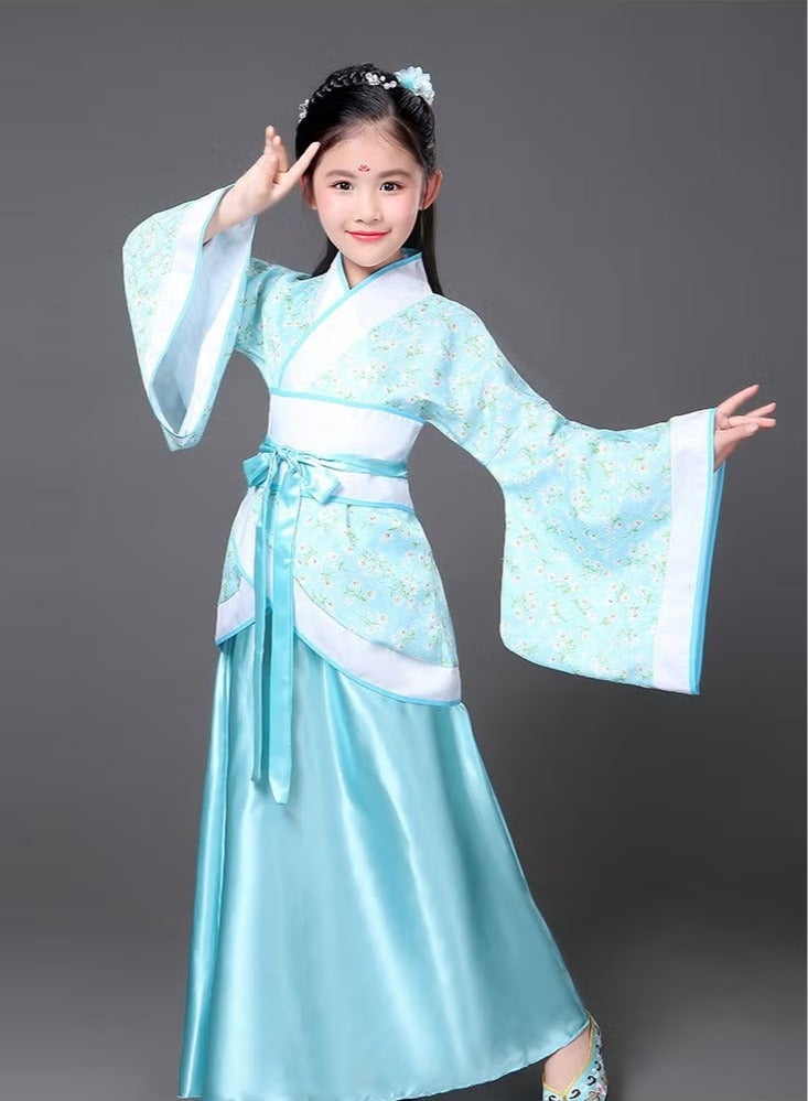 general New Retro Chinese Hanfu Dress Imitation of Tang and Song Dynasties Girls' Dress - Image 2