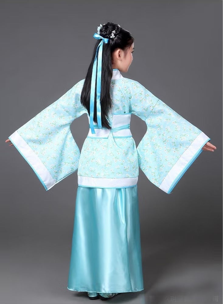 general New Retro Chinese Hanfu Dress Imitation of Tang and Song Dynasties Girls' Dress - Image 4