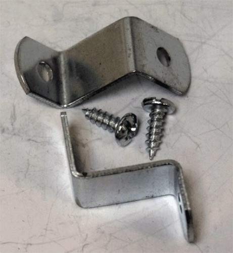 888 Corp 3/4" Offset Clips Extra Heavy Duty with Screws 100 Pack - Image 2
