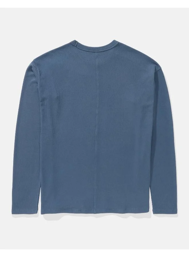 American Eagle AE Plush Long-Sleeve T-Shirt