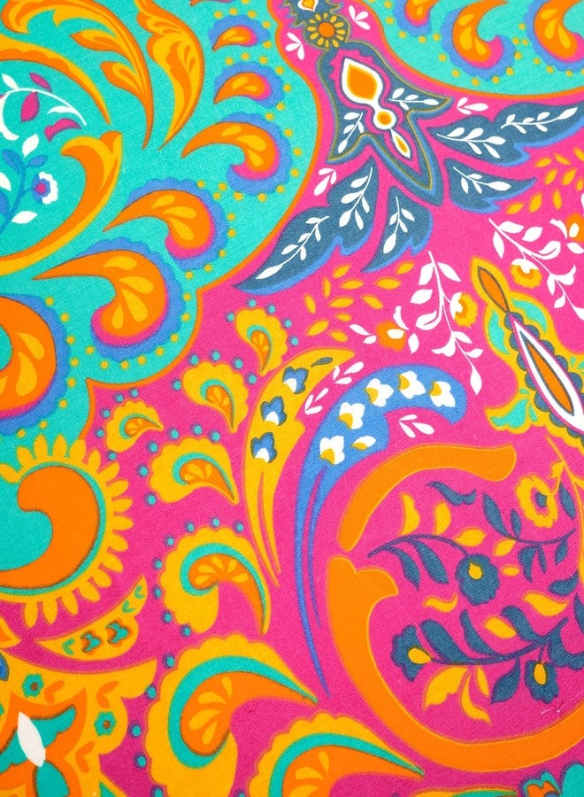 Lush Decor Boho Chic Reversible Cotton Duvet Cover King Size 3 Piece Set Turquoise & Navy - Colorful Bedding Set King Duvet Cover - Boho Bedroom Decor - Image 3