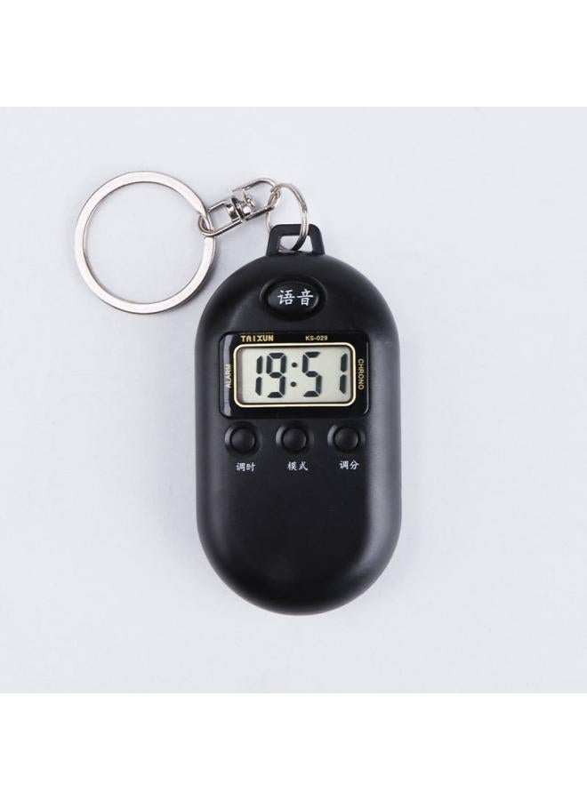 Elderly Watch Hanging Watch Large Volume Blind Watch Hand Touch Voice Broadcast Portable Alarm Clock Mini Ultra Small Electronic Watch 