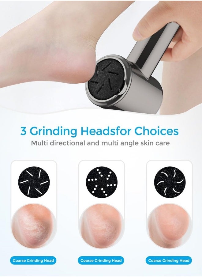 Ru syanl Electric Foot Callus Remover (with Dander Vacuum) Rechargeable Electric Callus Remover for Feet Electric Pedicure Foot File Kit Professional Feet Care Tool for Dead Hard Cracked Dry Skin  - Image 4