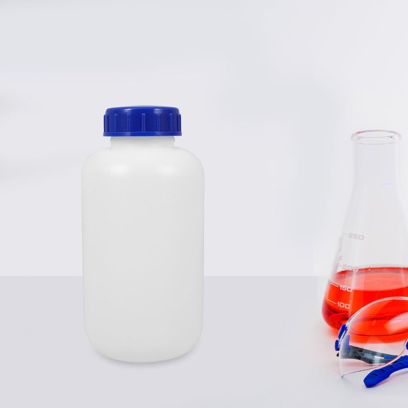 Thickened 1000ml Reagent Bottles With Blue Caps 3 Pack Semi Plastic Chemical Storage - Image 5