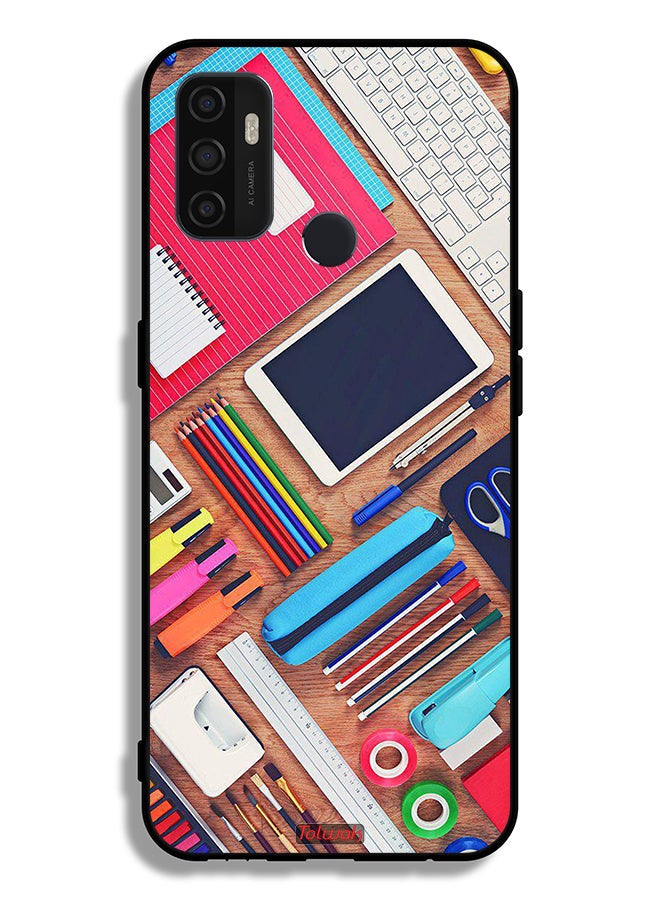 Tolwak Oppo A53s Protective Case Cover Girl Hobby Desk - Image 2