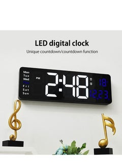 Bonita Digital Wall Clock Large Display, 16.2 Inch Large Wall Clocks, Modern LED Digital Clock with Remote Control for Living Room Decor  - Image 2