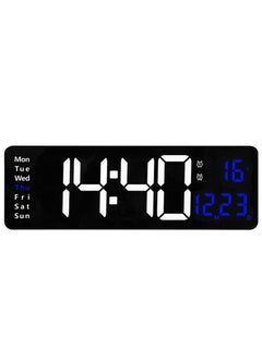 Bonita Digital Wall Clock Large Display, 16.2 Inch Large Wall Clocks, Modern LED Digital Clock with Remote Control for Living Room Decor  - Image 1