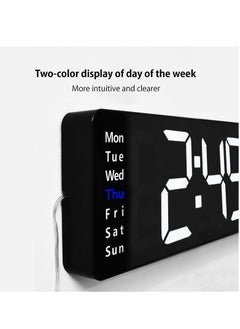 Bonita Digital Wall Clock Large Display, 16.2 Inch Large Wall Clocks, Modern LED Digital Clock with Remote Control for Living Room Decor  - Image 3