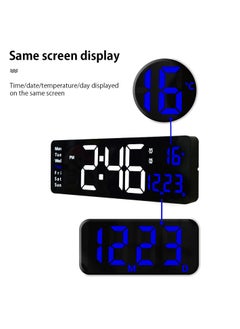 Bonita Digital Wall Clock Large Display, 16.2 Inch Large Wall Clocks, Modern LED Digital Clock with Remote Control for Living Room Decor  - Image 4