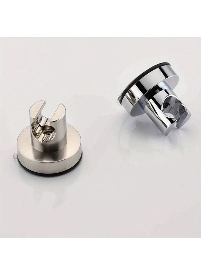 Heavy Duty Shower Head Holder With Strong Suction Cup Adjustable Arm Silvery - Image 4