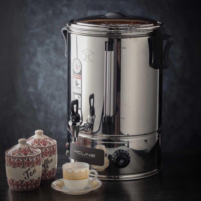 MCLINE Steel Water Boiler Kettle, 20 Liter Capacity with Temperature Control and Indicator Lights - Image 2