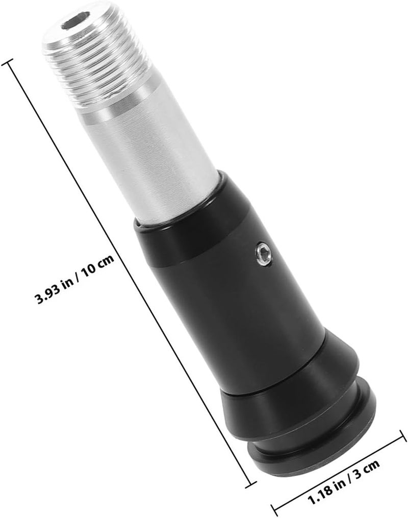Universal Aluminum Shift Knob Extender with Rubber Bushings for Manual and Automatic Car Gear Shifter, Truck Gear Stick Extension Lever Compatible with Most Vehicles - Image 2