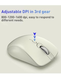 FV-G200 Wireless Mouse – 2.4G Wireless office business – 6 Buttons – energy-saving – 3200DPI  –  Effective Distance 10m – 1x AA Battery included – ON/ OFF Button  | Milk Tea - pzsku/Z625C5CD6D686B1C34329Z/45/_/1721516771/68004e2f-11e0-4fa5-a3ce-34a7e6f4cdd1