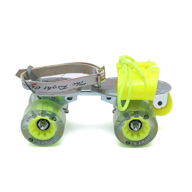 Jonex JJ Super Tenacity Roller Skates, Roller Skates, for Men, Skates for Women,Adjustable,Outdoor & Indoor Illuminating (Yellow) - Image 2