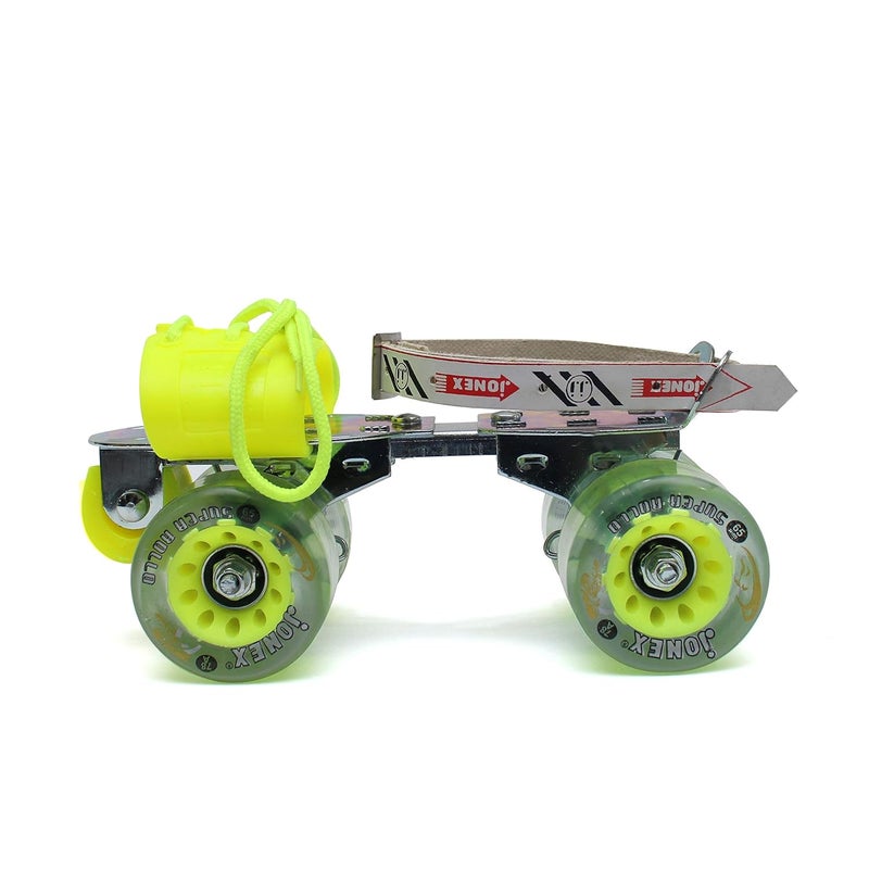 Jonex JJ Super Tenacity Roller Skates, Roller Skates, for Men, Skates for Women,Adjustable,Outdoor & Indoor Illuminating (Yellow) - Image 3