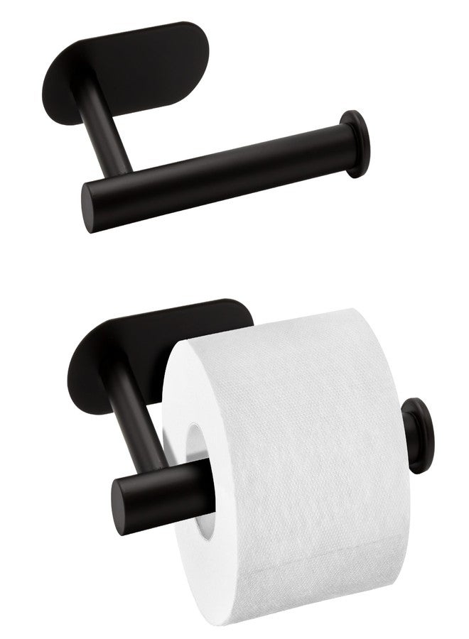 BROOKSTONE - [2 Pack] Self-Adhesive Toilet Paper Holder, Wall Mount Effortless Installation, Sleek Modern Look Fits Any Bathroom Decorative, Rust Proof Design - Image 1