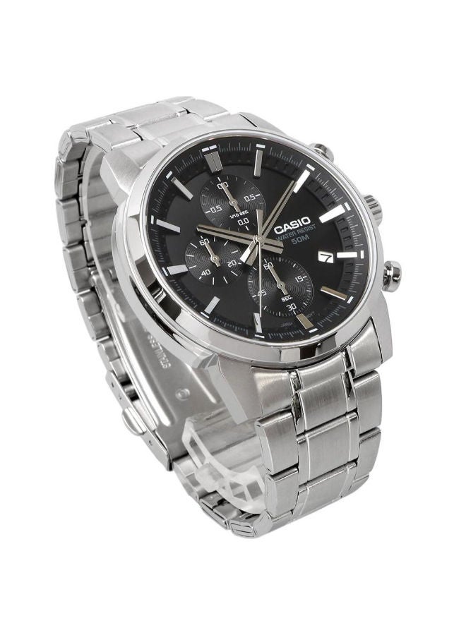 كاسيو ساعة يد دائرية كرونوغراف  MTP-E510D-1A1VDF - Image 3