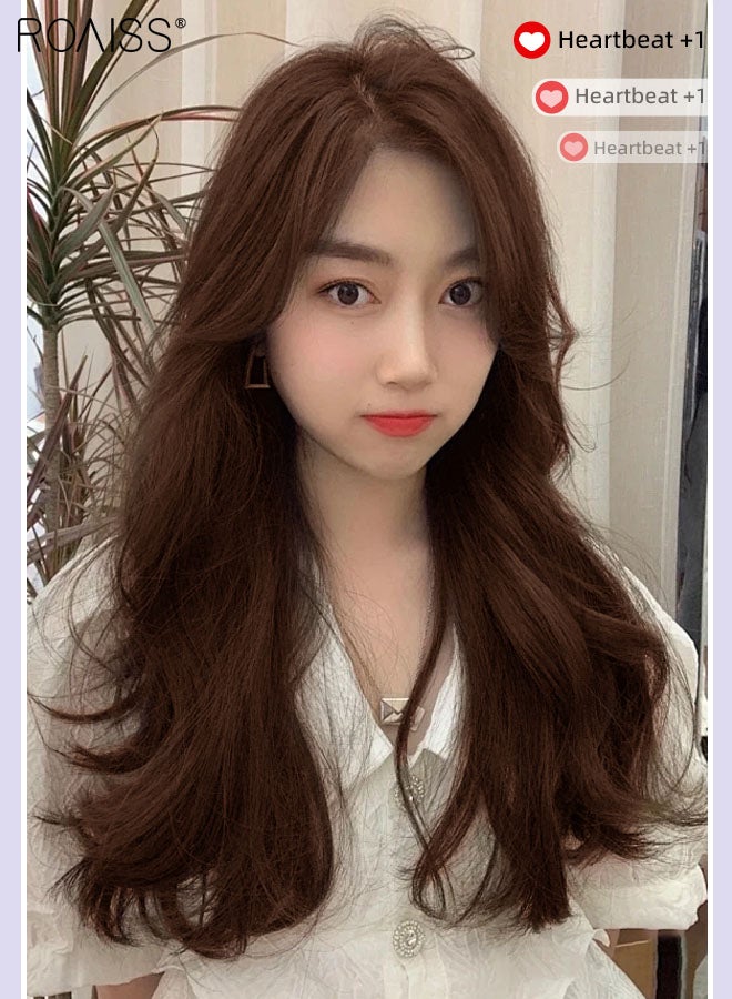 رويس باروكة شعر مجعد طويل بدانتيل أمامي، باروكة شعر نسائية صناعية ناعمة وطبيعية مقاومة للحرارة لحفلات الزفاف والارتداء اليومي، 60 سم (24 بوصة) - Image 3