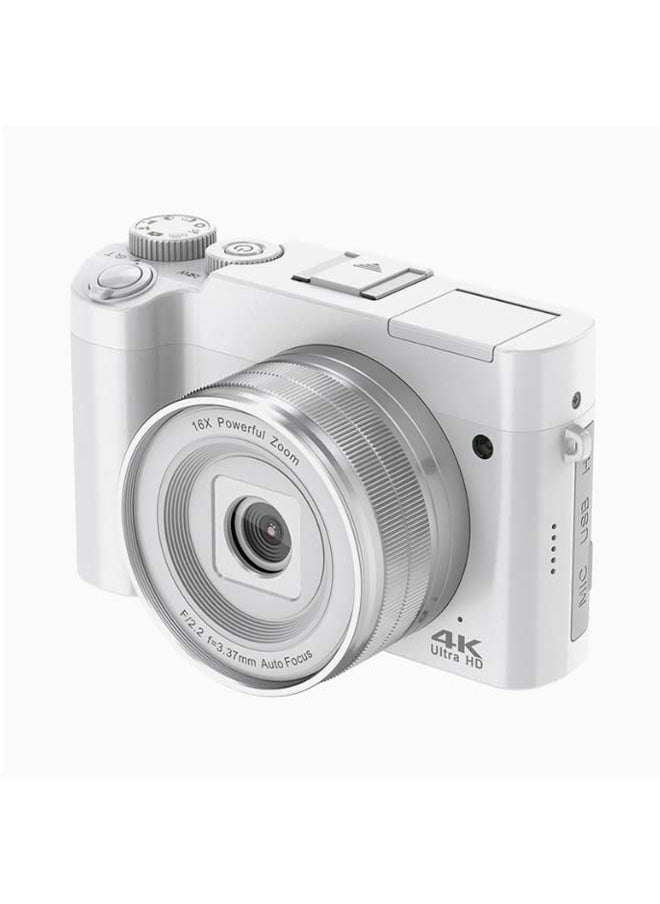 Generic Digital SLR Camera with Front and Rear Dual Lenses for Vlog - High - definition for Travel, Beginner - friendly for Students and Selfies for Girls, a Replacement for CCD Cameras [6400W + Front and Rear Dual Lenses + 4K Video Recording + Intelligent Focusing]  - Image 1