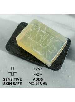 Zeus Bar Soap Natural Body & Face Soap Bar Hydrates Exfoliates & Softens Skin 2 Pack (Verbena Lime)  - Image 4