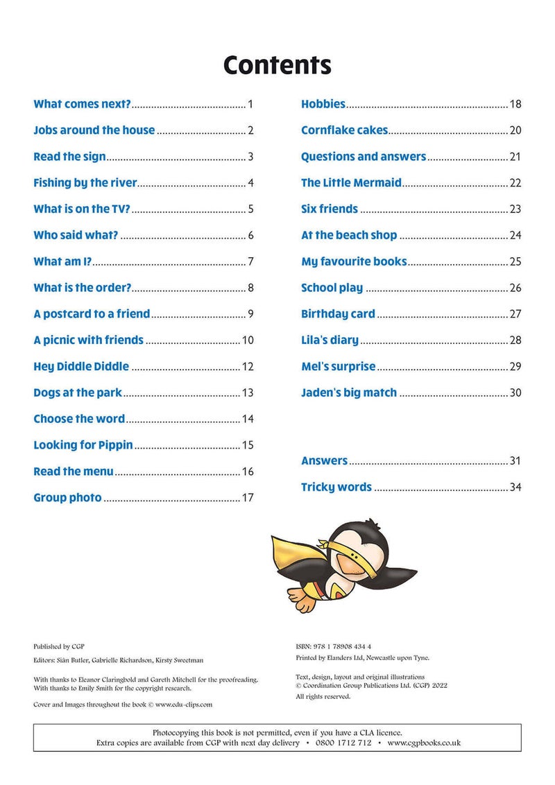 KS1 English Year 1 Reading Comprehension Targeted Question Book - Book 2 (with Answers)  - Image 2