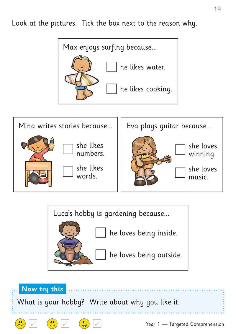 KS1 English Year 1 Reading Comprehension Targeted Question Book - Book 2 (with Answers)  - Image 5