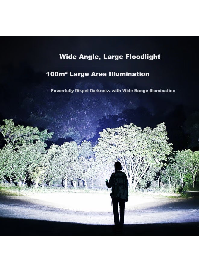 SkyFire Tianhuo Canglong High-power Flashlight Zoomable Long-range Super Bright Rechargeable Outdoor Survival Military Home Use - Image 2