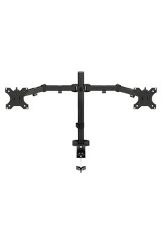 General Ergonomic Dual Monitor Stand for LCD LED PC Screens for Desks, Height Adjustable Arm Bracket Tilt 90°  Rotate 360°  - Image 2