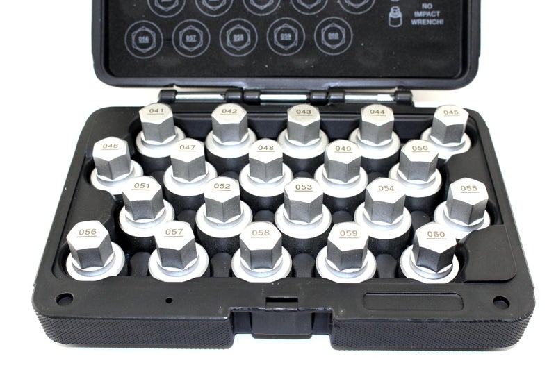 TEMO 20 pc Wheel Lock Lugnut AntiTheft Screw Lug Nut Removal Key Socket Set for BMW - Image 2