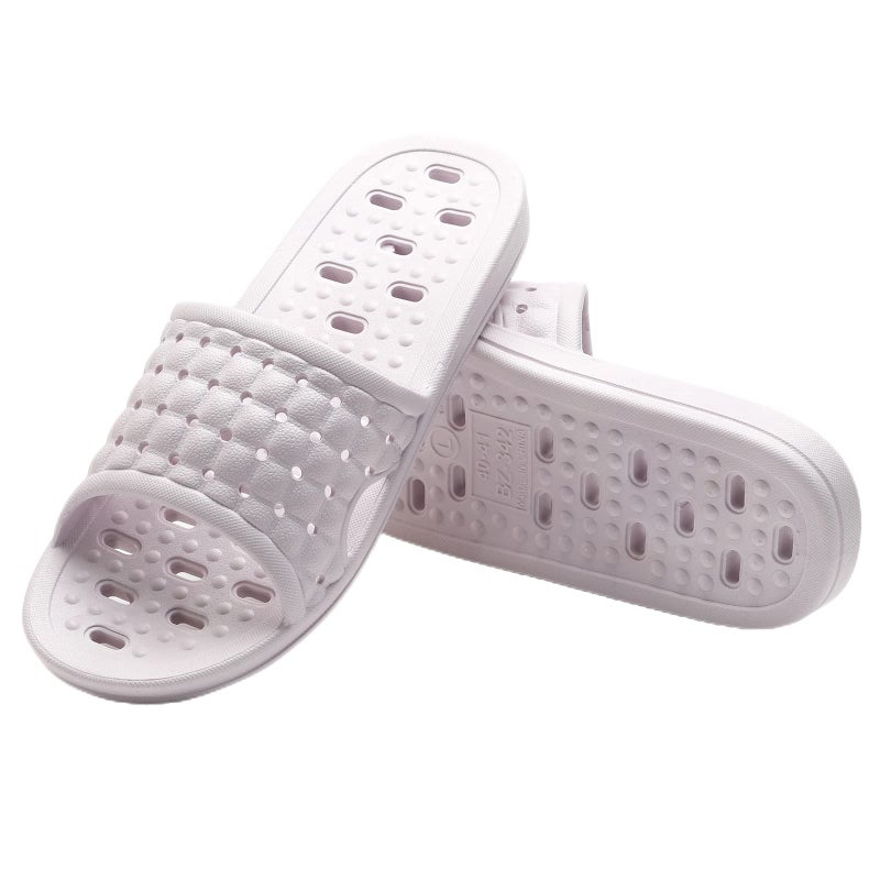 COZYAREA Shower Shoes Quick Dry Non-Slip Bathroom Slippers for Men Women Dorm Home Slides Purple Size 6.5-7 Women/5.5-6 Men - Image 2