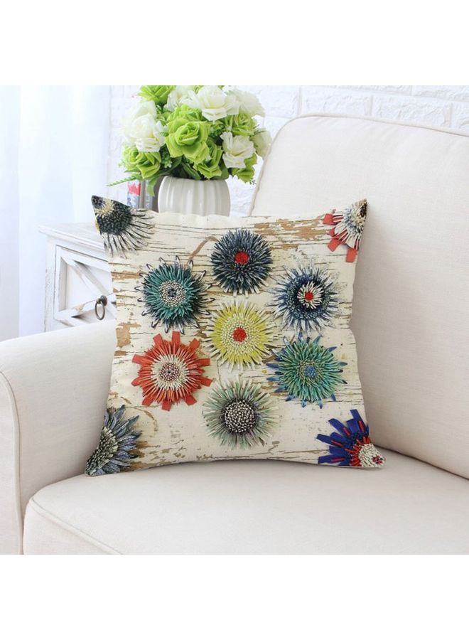 نيبمينينت كيس وسادة بنقشة الزهور متعدد الألوان