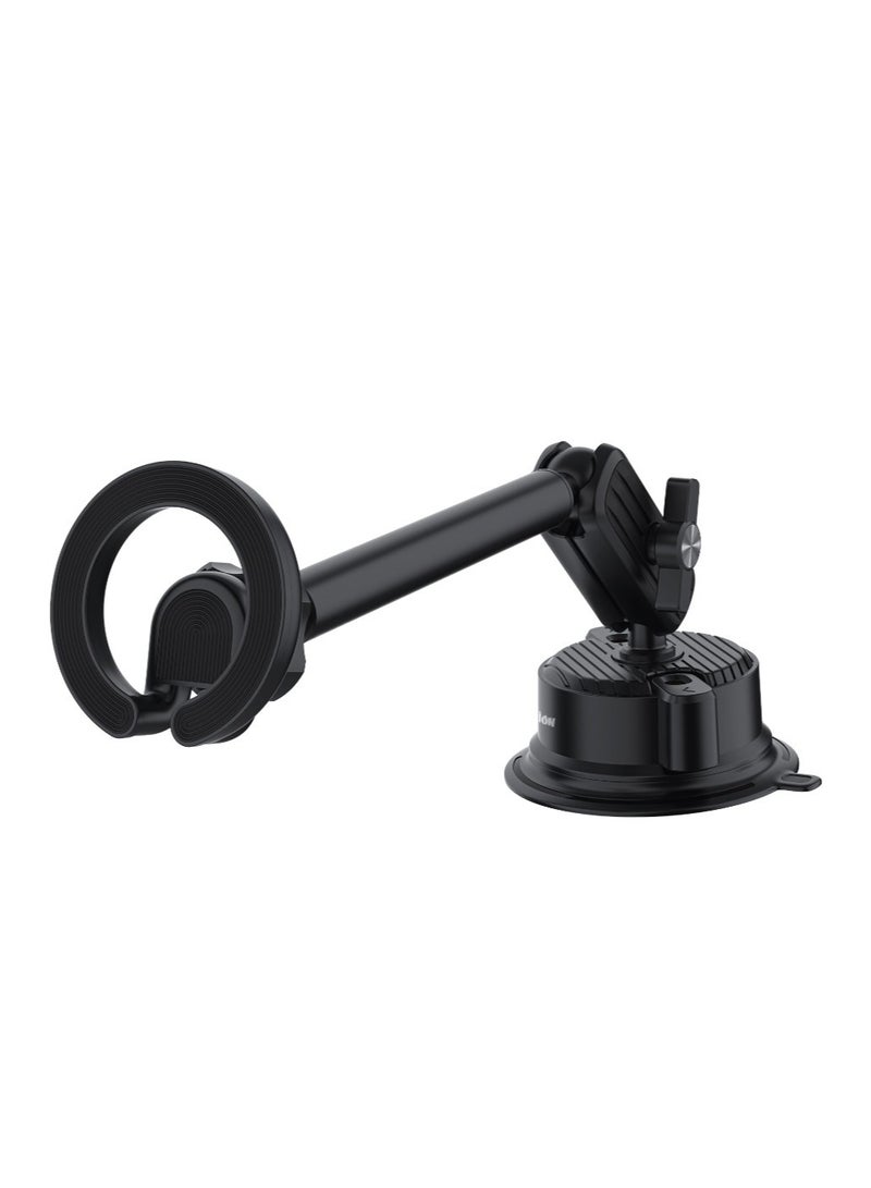 جرين ليون حامل هاتف GX-39 متوافق مع MagSafe ودوران 360 درجة / متوافق مع لوحة القيادة / كوب شفط قابل للغسل / حامل هاتف محمول / حامل سيارة / حامل هاتف - أسود - Image 4