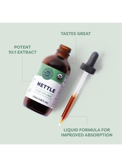 Vimergy Organic Nettle Leaf Extract, 57 Servings – Potent 10:1 Extract Liquid Drops – Supports Immune System Health – Supports Joint Health - USDA Organic, Gluten-Free, Non-GMO, Vegan & Paleo (115 ml)  - Image 3
