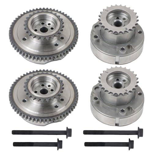 INGKAN AT4Z-6C525-B AT4Z-6256-B Camshaft Timing VVT Sprocket 4Pcs Fits for Ford Edge Expedition Explorer F-150 Flex Taurus, Lincoln MKT MKX MKZ 3.3/3.5L V6 DOHC OE AT4Z6C525B AT4Z6C526B - Image 1