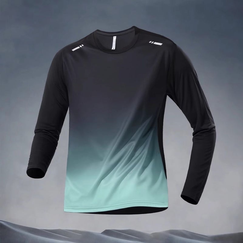 Running Quick-Drying Clothes Long-Sleeved T-Shirt Men'S Fitness Basketball Training Morning Running Sports Cycling Mountaineering Clothes Top - Image 2