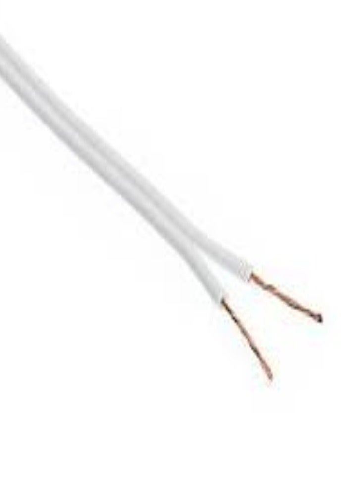 KNP 45mtr Aricol Twin Speaker Cable in White is Designed for High Quality Audio Transmission Ideal for Connecting Speakers in Home Theater Systems Audio Setups and Professional Environments. - Image 3