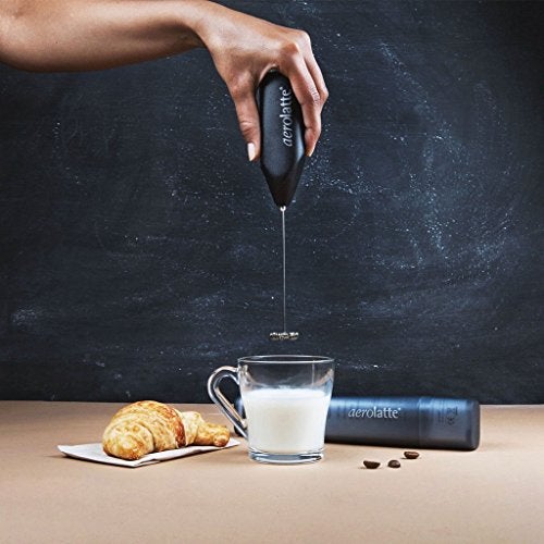 Aerolatte Milk Frother To Go with Travel Storage Case, The Original Steam-Free Frother, Black - Image 4