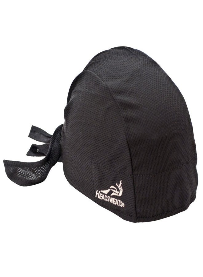 قبعة Headsweats Do Rag Skull Cap للرجال والنساء، أسود، مقاس واحد