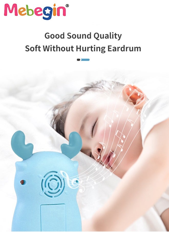 MEBEGIN - Baby Deer-shaped Mobile Phone Toy with Teether Case, Light, Music and Adjustable Volume, Multifunctional Baby Phone Toy with 12 Learning Modes, Teething Toy for Babies, Perfect for Bbabies Who Enjoy Playing with Real Phones, 7*2.5*13.5cm - Image 1