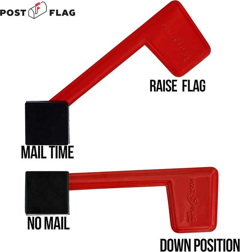 PostFlag Universal Peel and Stick Replacement Mailbox Flag Replacement (No Tools Required, Fits Any Mail Box) - Image 5
