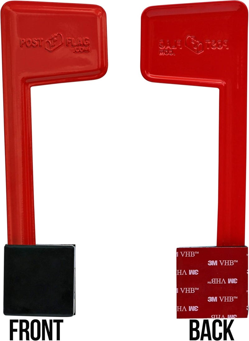 PostFlag Universal Peel and Stick Replacement Mailbox Flag Replacement (No Tools Required, Fits Any Mail Box) - Image 3