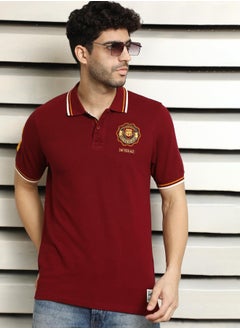 HIGH STAR Men Maroon T-shirts  - Image 3