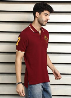 HIGH STAR Men Maroon T-shirts  - Image 2