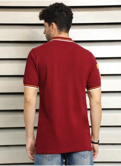 HIGH STAR Men Maroon T-shirts  - Image 4
