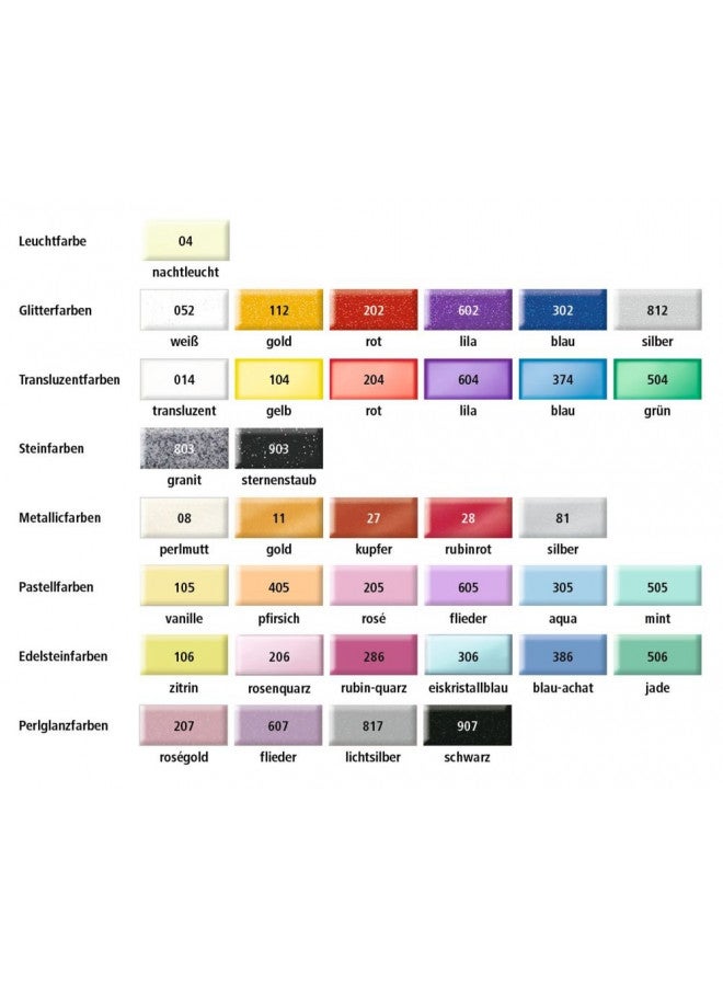 Staedtler FIMO Effects Polymer Clay - -Oven Bake Clay for Jewelry, Sculpting, Glitter Lilac 8020-602 - Image 5