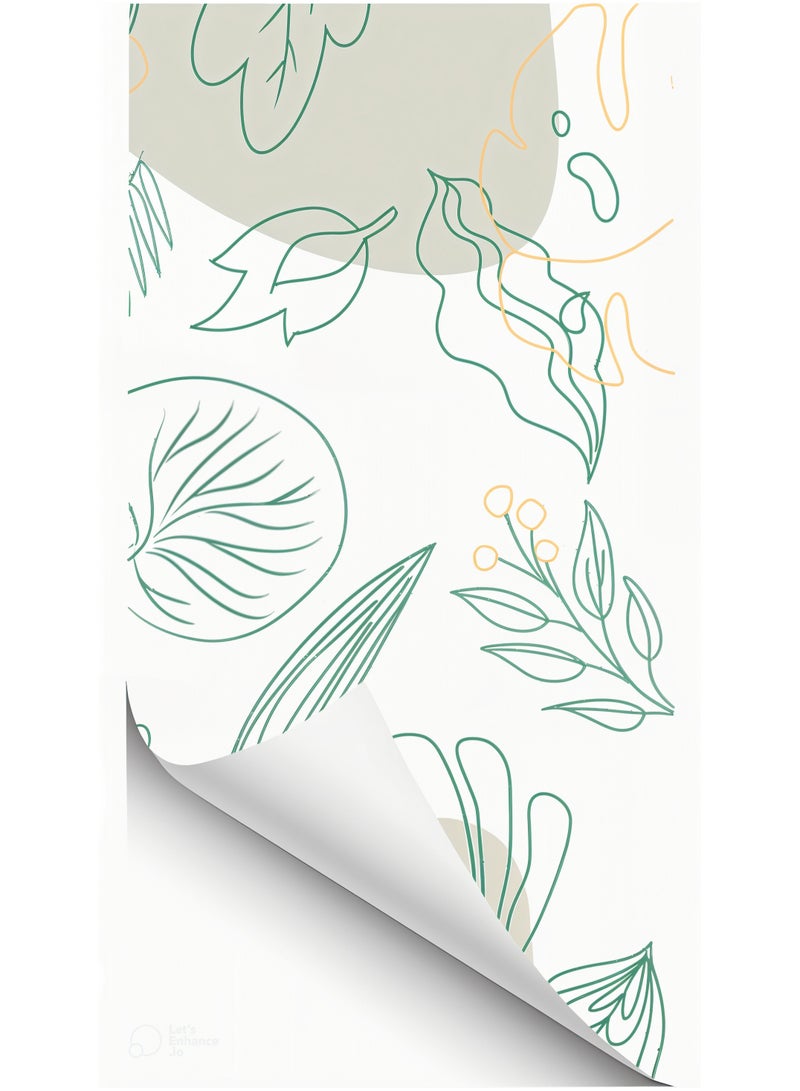 Anna Eco-friendly Moisture-Resistant and Oil-Proof Self-Adhesive Wallpaper with Colorful Patterns for Home Decoration - Image 1