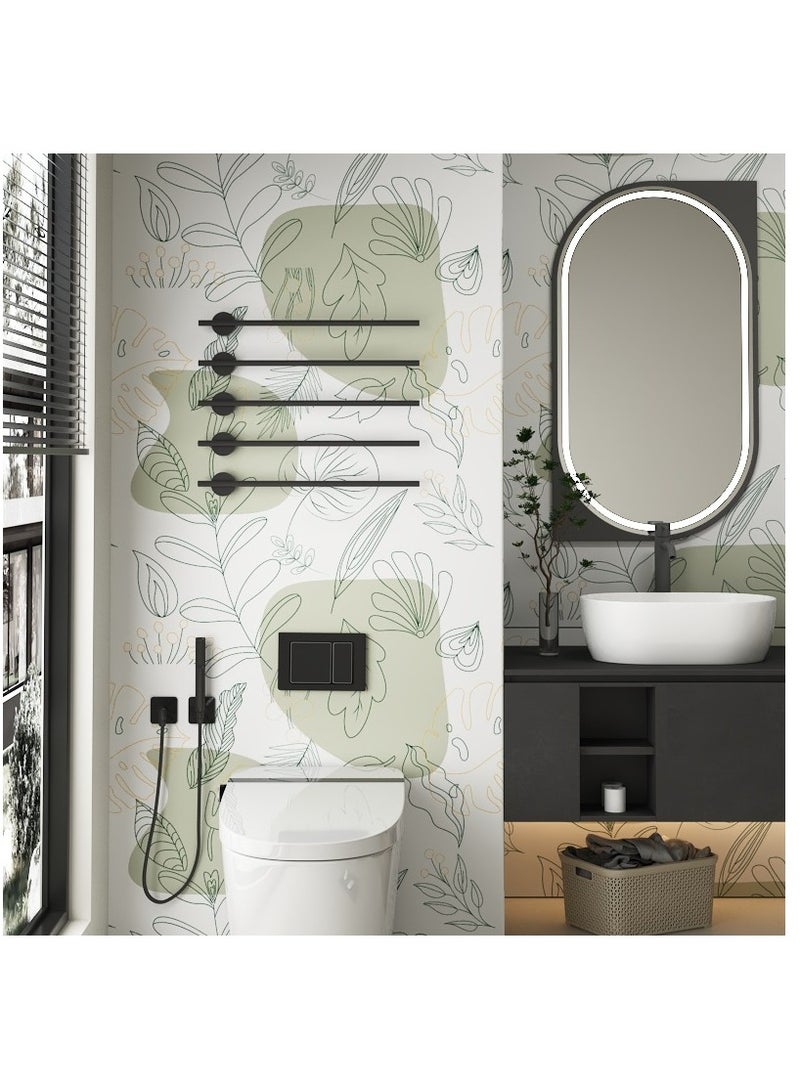 Anna Eco-friendly Moisture-Resistant and Oil-Proof Self-Adhesive Wallpaper with Colorful Patterns for Home Decoration - Image 4