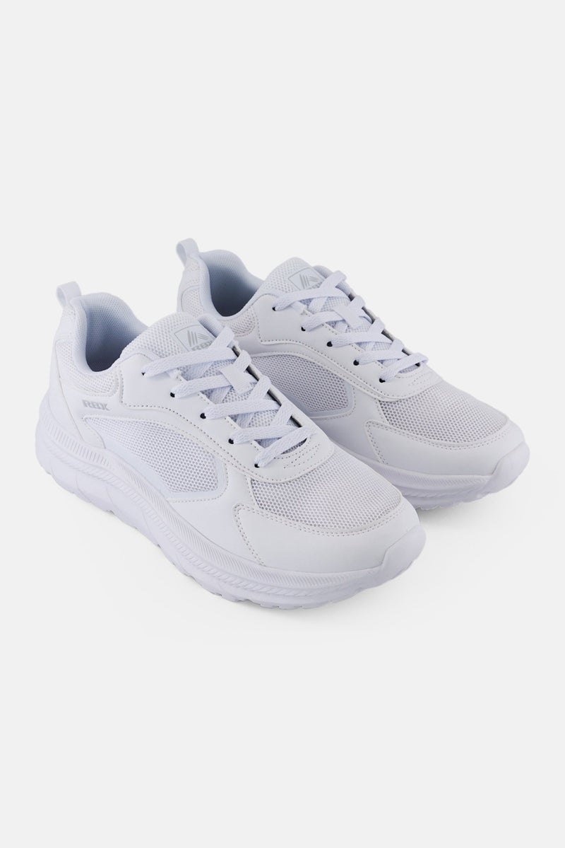 RBX أحذية جري نسائية مزودة بأربطة، بيضاء - Image 1