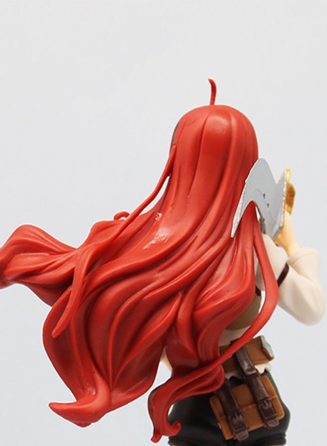 هالامودو التقمص بلا وظيفة المبارز إريس البالغ طوله 22 سم مع الشعر الأحمر المتدفق، تمثال أنمي رائع، مثالي لتزيين المكتب وتقديم الهدايا - Image 3